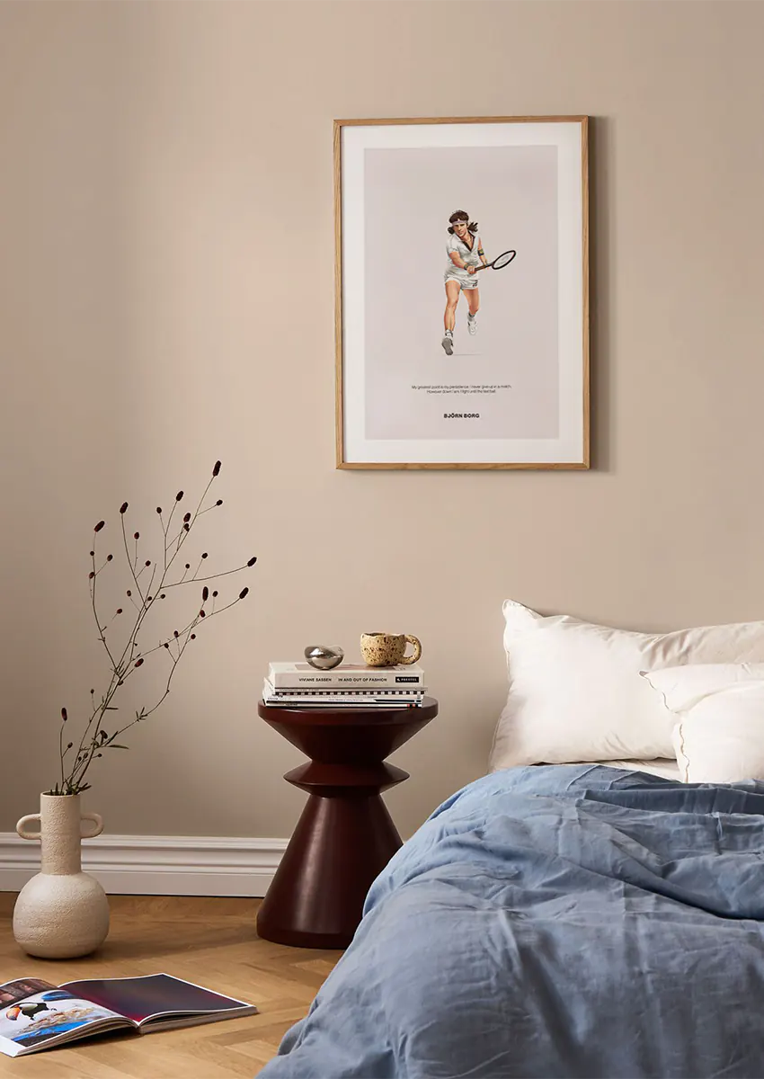 Björn Borg sports wall art for modern interiors