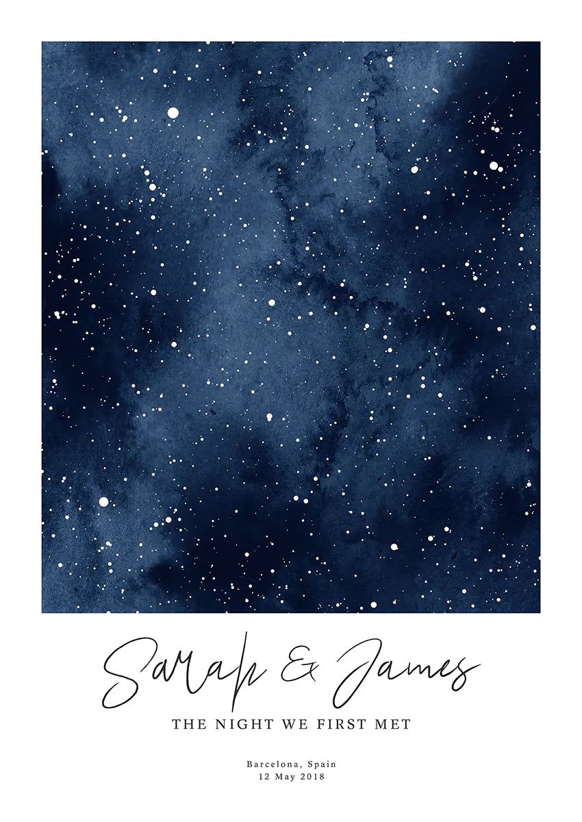 Custom Star Map Poster
