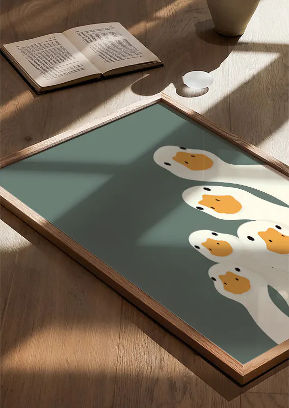 Playful wall art for kitchen, kids room, or nursery decor