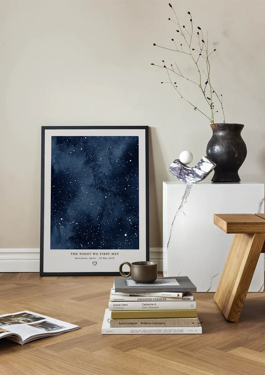 star map print
