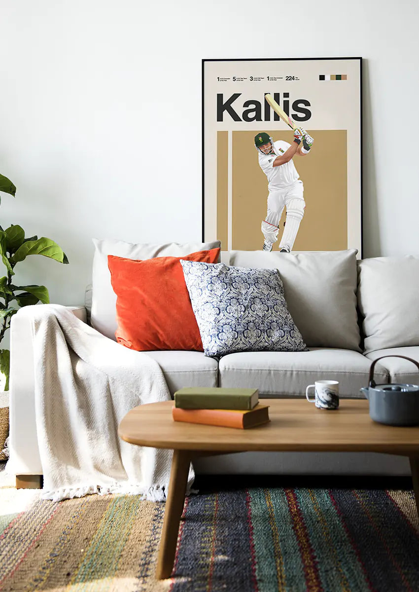 test cricket wall art jacques kallis batting