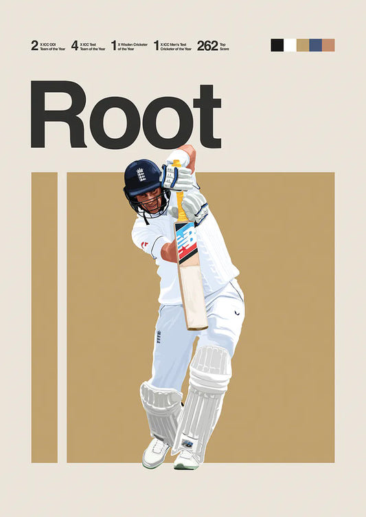 joe root poster england cricket in white test uniform