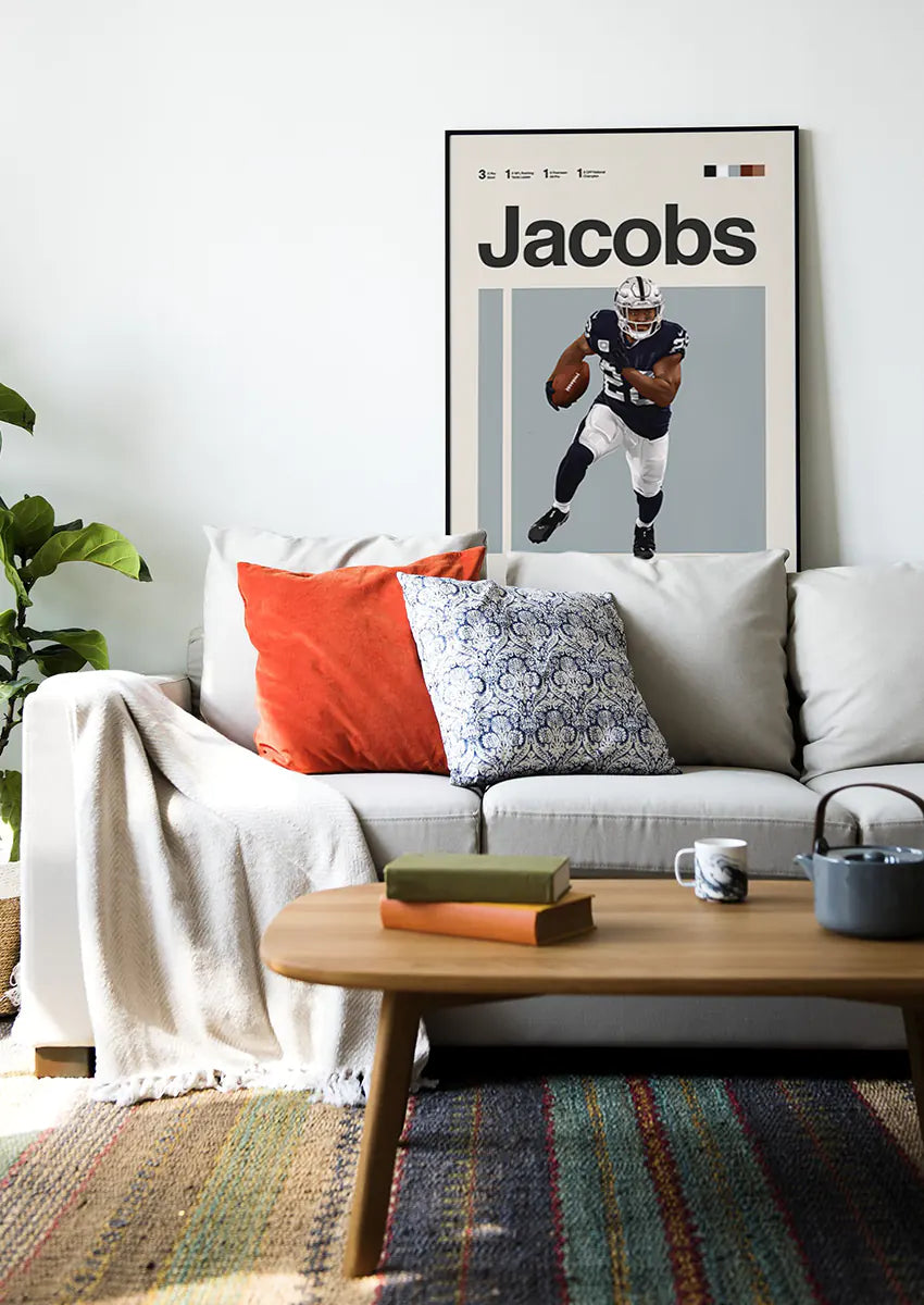 Las Vegas Raiders running back football artwork