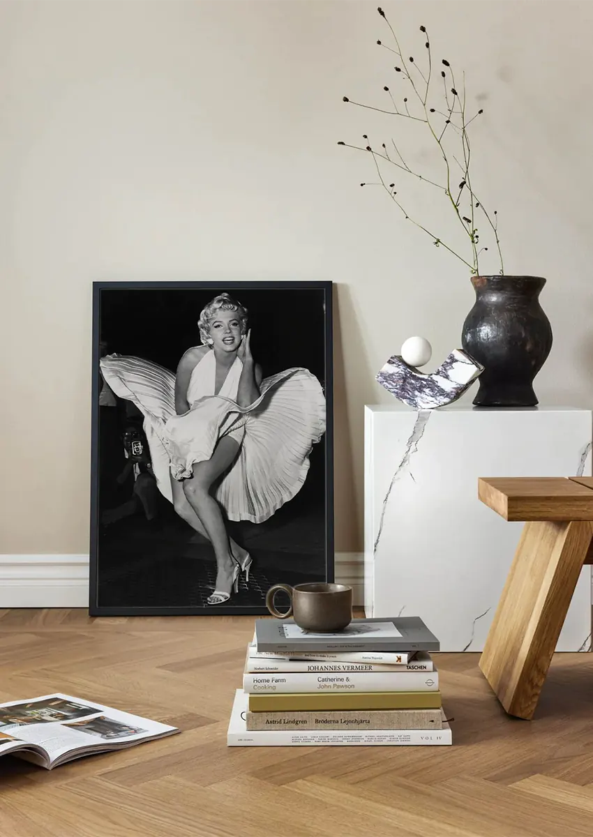 marilyn monroe seven year itch iconic movie moment wall art