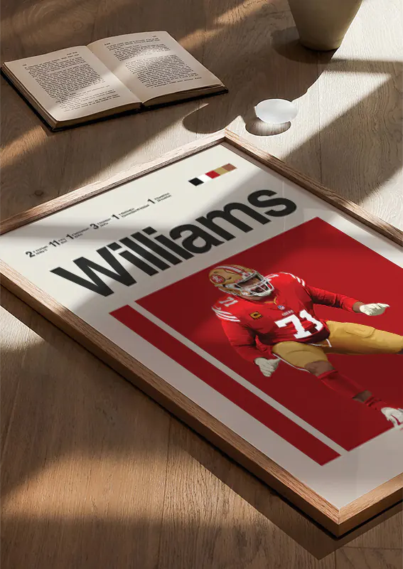 Football decor print perfect for game rooms, offices, or sports walls