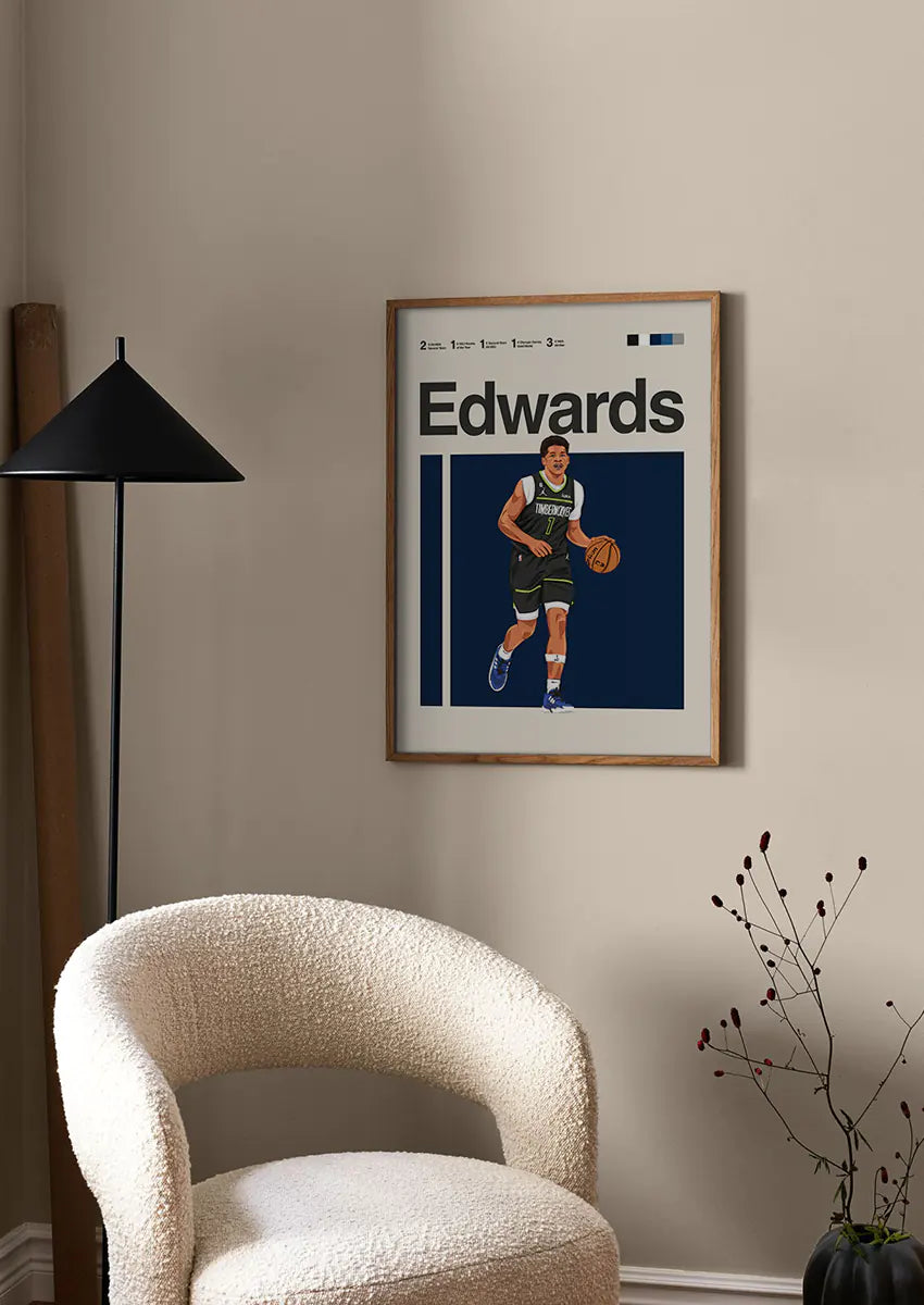 Minnesota Timberwolves basketball wall art