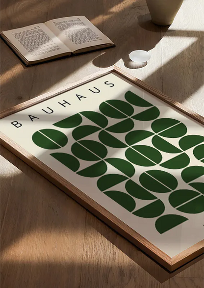 modern bauhaus wall art inspired by 1920s exhibition and clean design