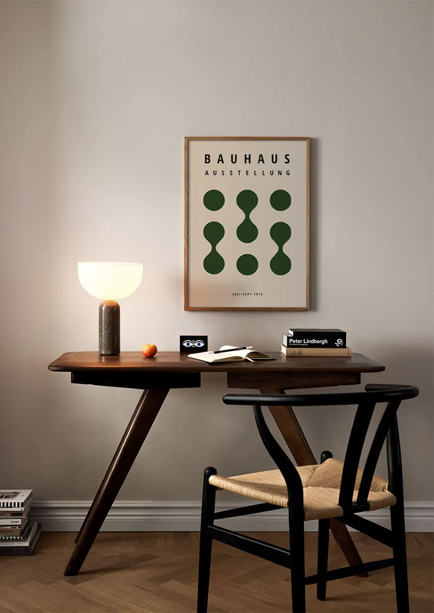 abstract minimalist wall art inspired by 1923 bauhaus exhibition