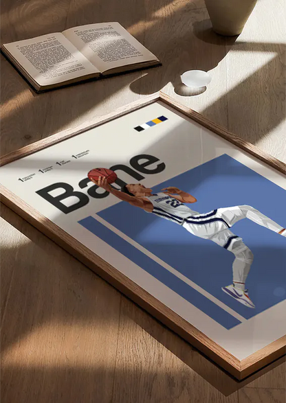 Desmond Bane dunking poster for basketball fans and collectors