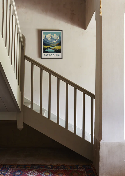 South America landscape wall art featuring Patagonian wilderness