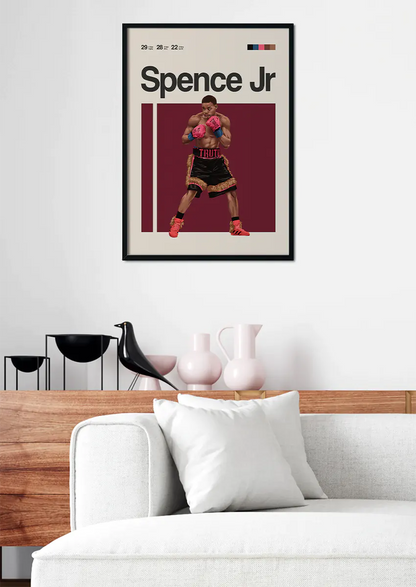 Modern boxing wall art of Errol Spence Jr “The Truth”