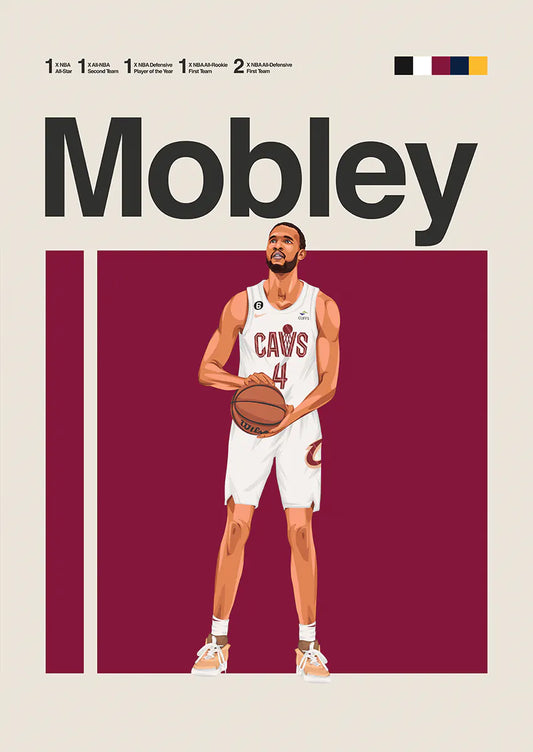 Evan Mobley poster featuring Cleveland Cavaliers star