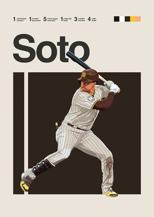 juan soto poster san diego padres wall art