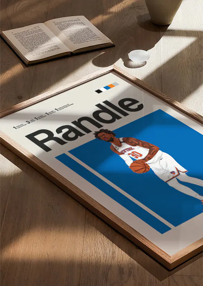 Modern basketball decor for Knicks fans and collectors