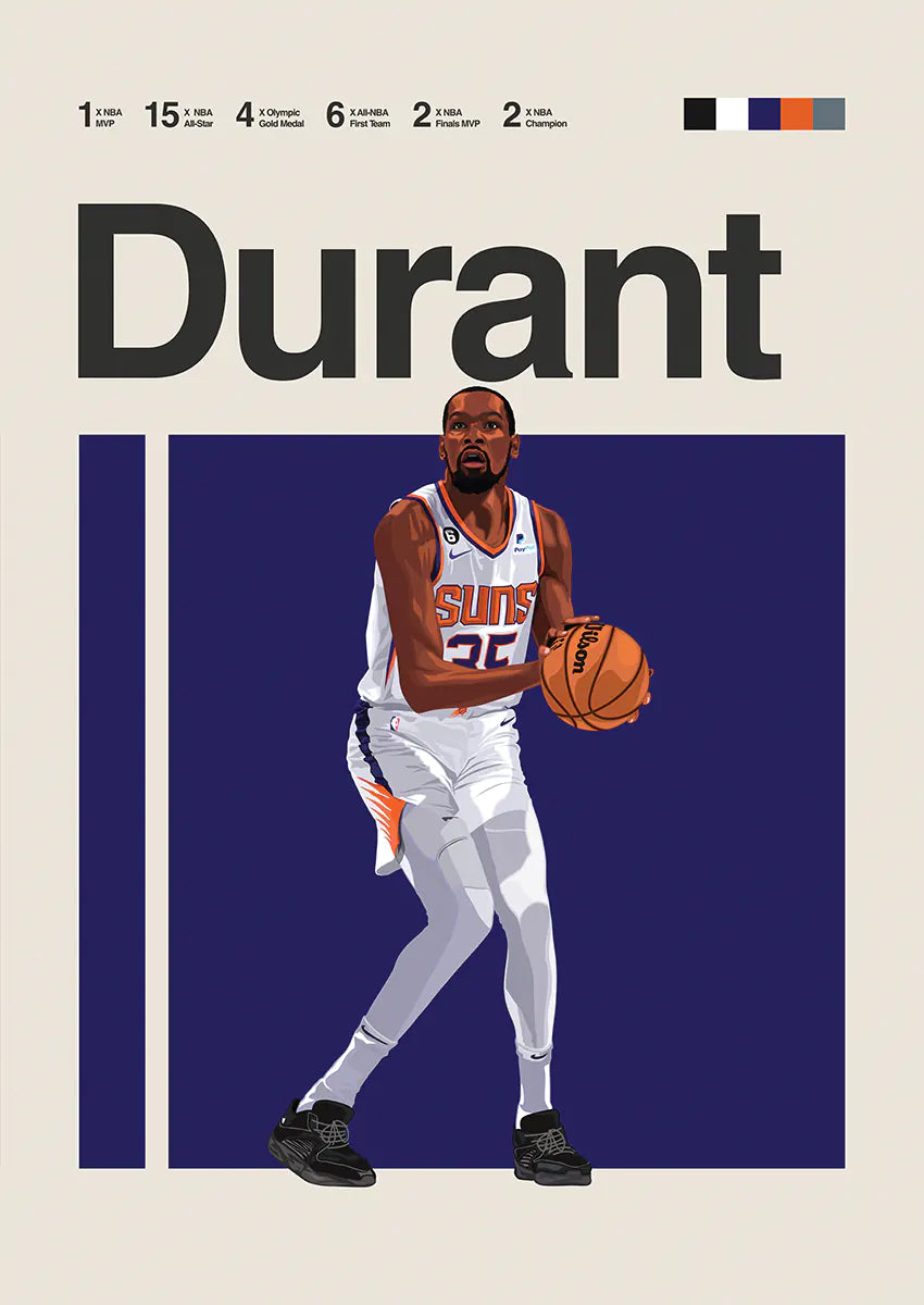 Kevin Durant poster Phoenix Suns