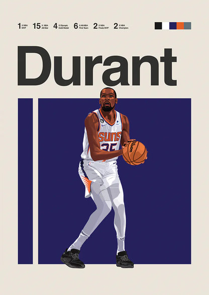 Kevin Durant poster Phoenix Suns