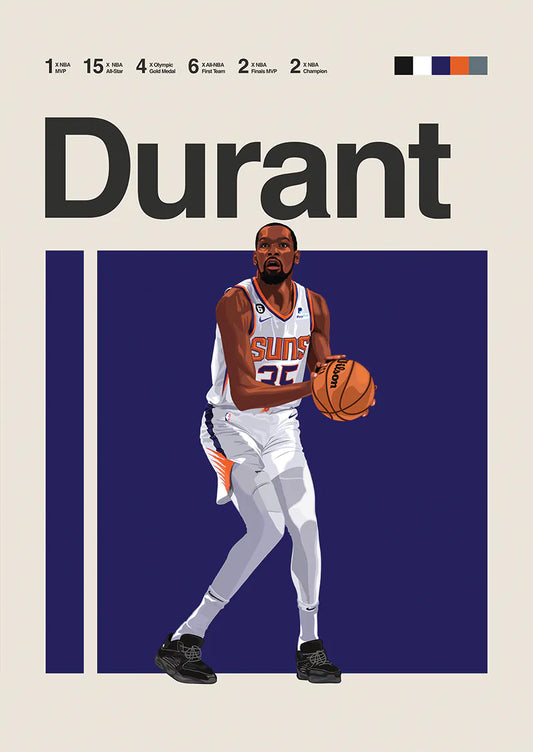 Kevin Durant poster Phoenix Suns