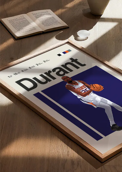 Kevin Durant NBA wall decor print