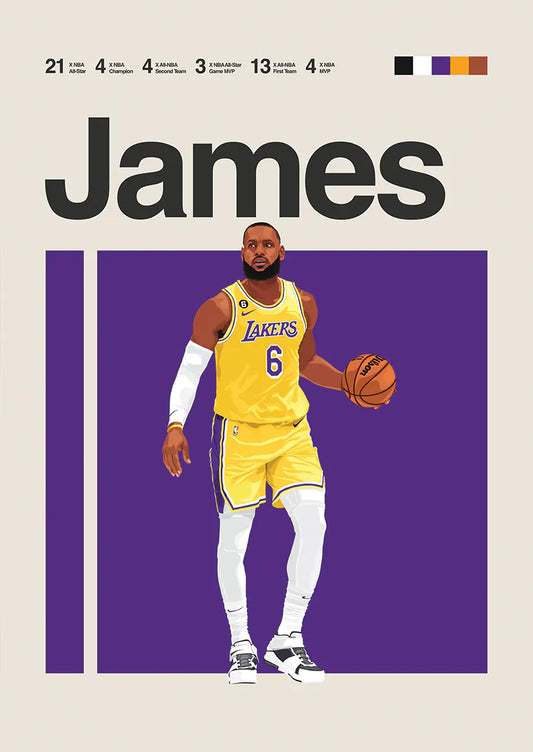 LeBron James poster