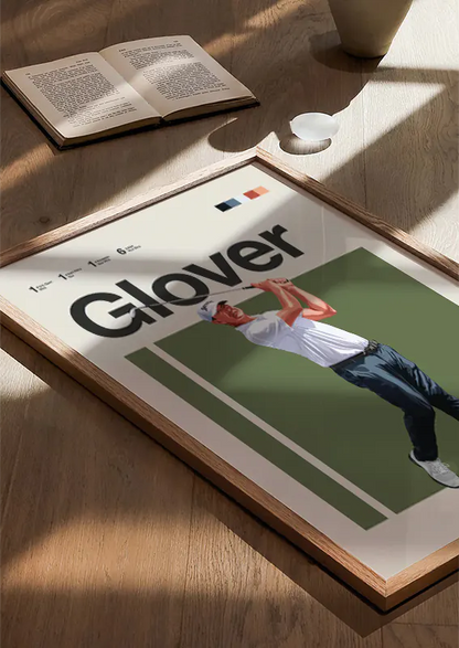 lucas glover u.s. open champion poster for golf fans