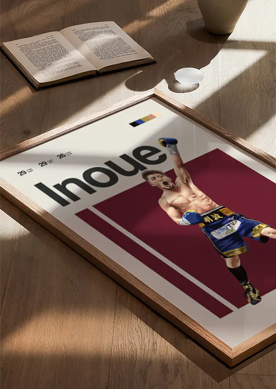 Naoya Inoue The Monster poster for gym or sports fan room decor