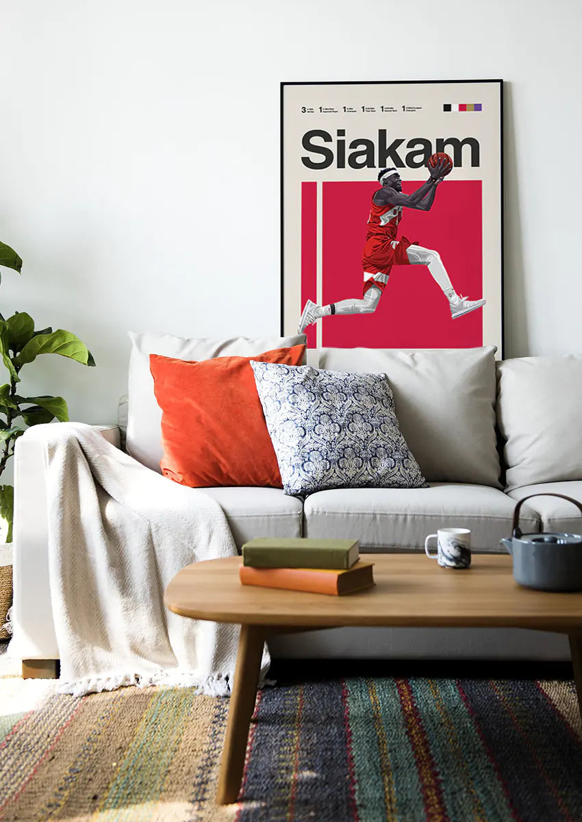 Toronto Raptors basketball poster wall decor