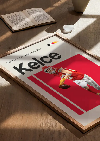 Perfect football decor for Chiefs fans and sports lovers