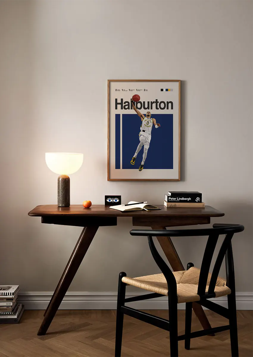 Indiana Pacers NBA art print for fans