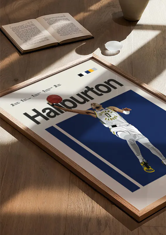 Tyrese Haliburton wall decor for game room