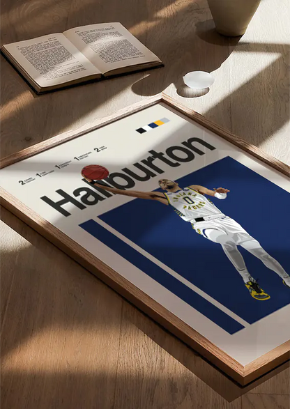 Tyrese Haliburton wall decor for game room