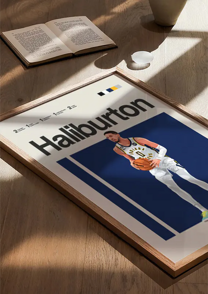 Tyrese Haliburton wall art for modern rooms