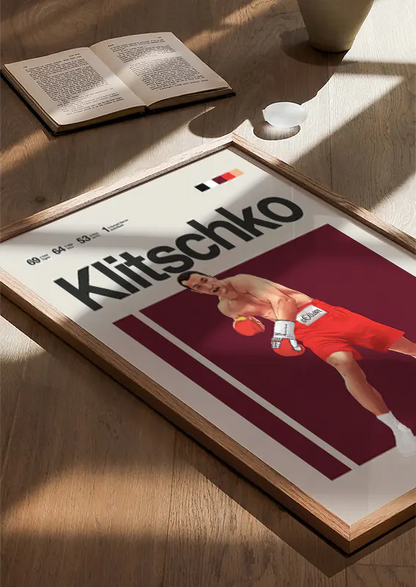 Modern sports print of Wladimir Klitschko with Olympic pedigree